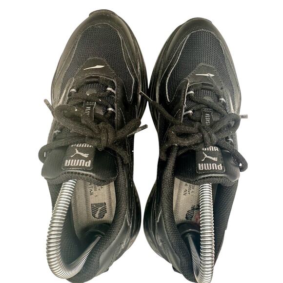Puma RS Fast 382060-01 Black Running Shoes Sneakers Size 5C - Picture 6 of 8